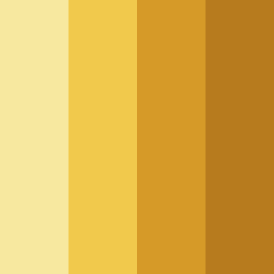 Download golden harvest color palette PNG image (square)