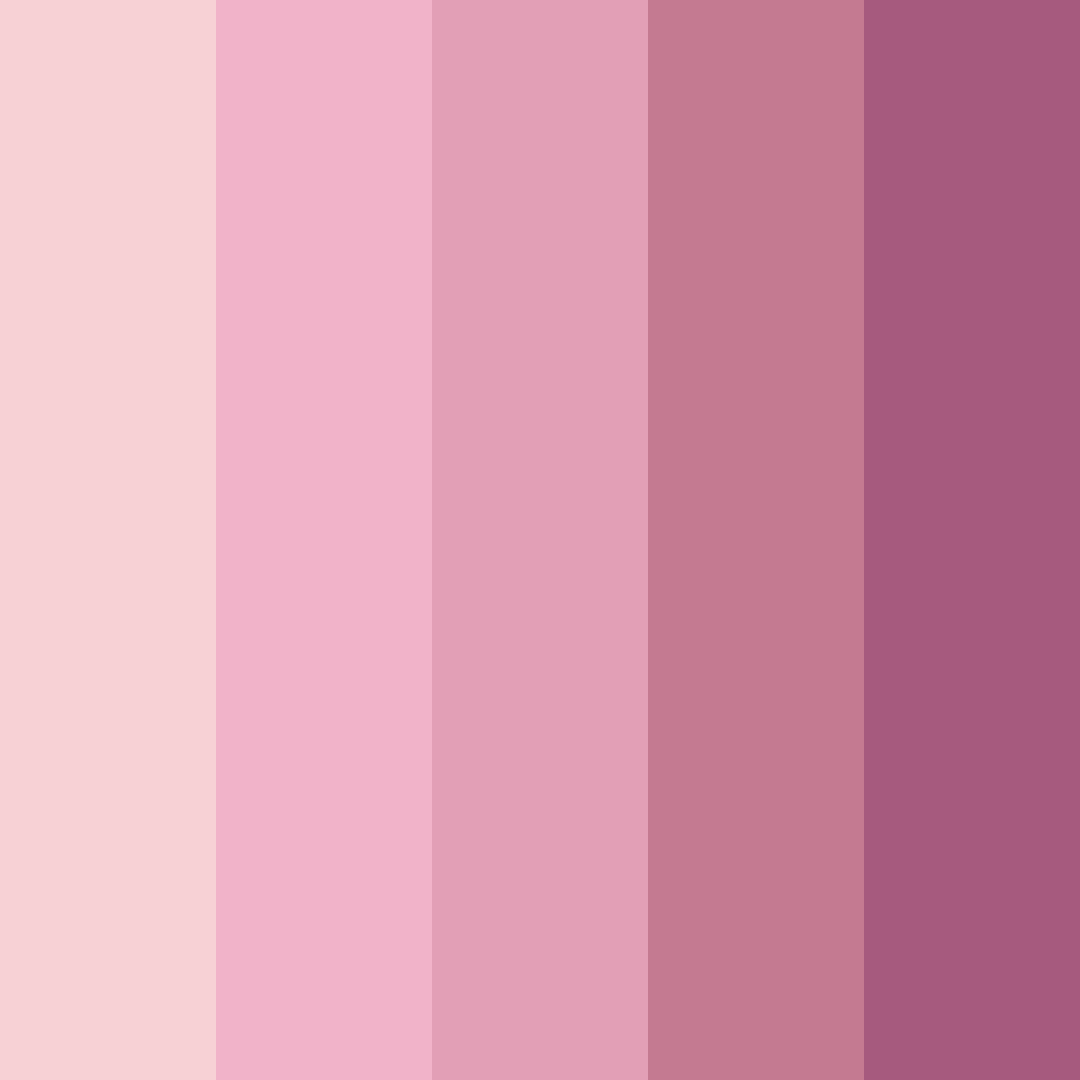Download blushing elegance color palette PNG image (square)