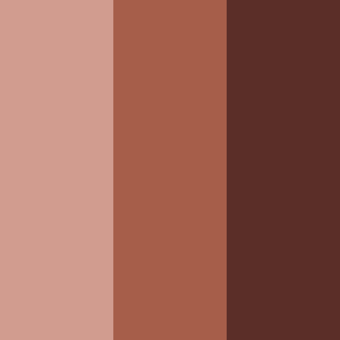 Download marron shades color palette PNG image (square)