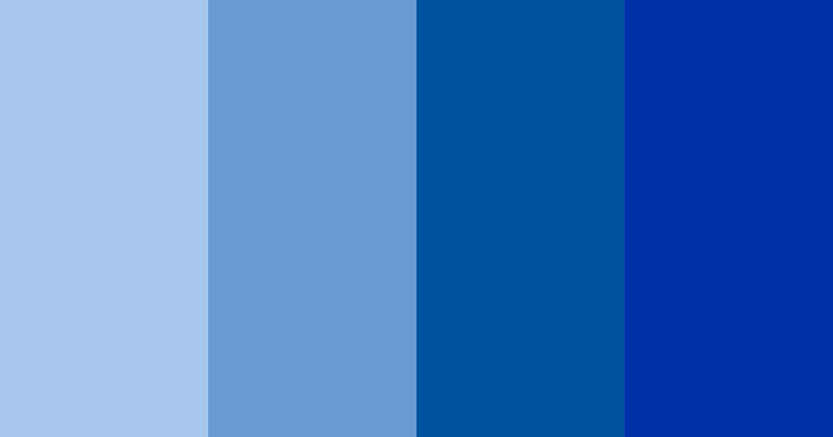 Download deep blue serenity color palette PNG image (landscape)