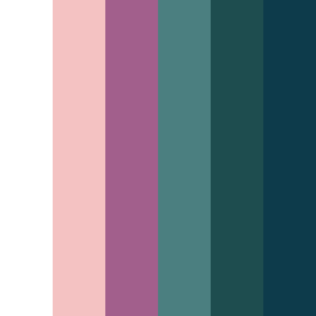Download teal and mauve serenity color palette PNG image (square)
