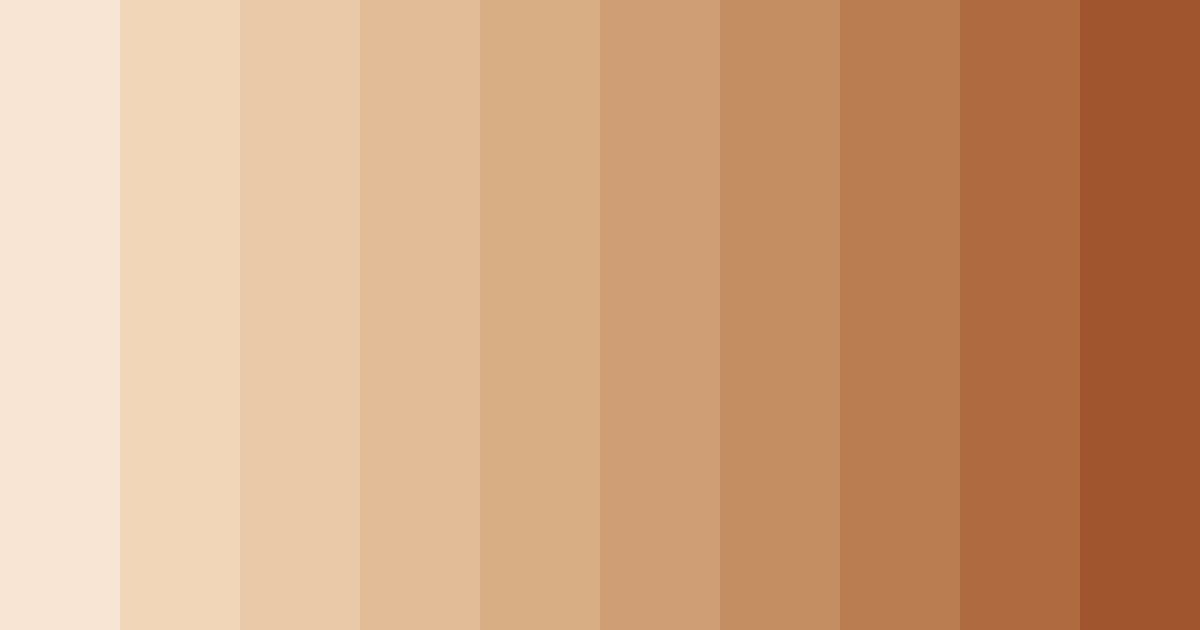 Download creamy beige color palette PNG image (landscape)