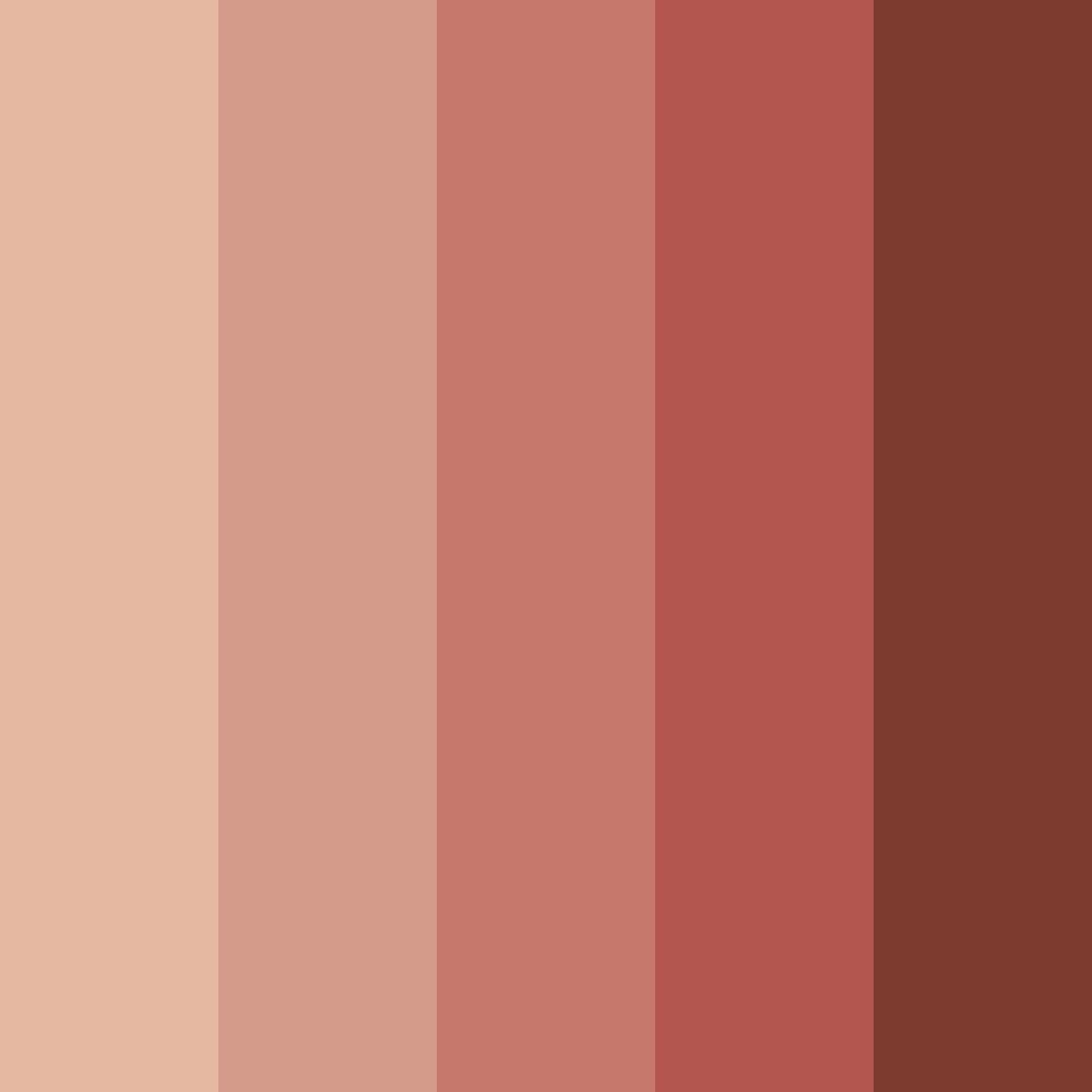 Download desert sunrise color palette PNG image (square)