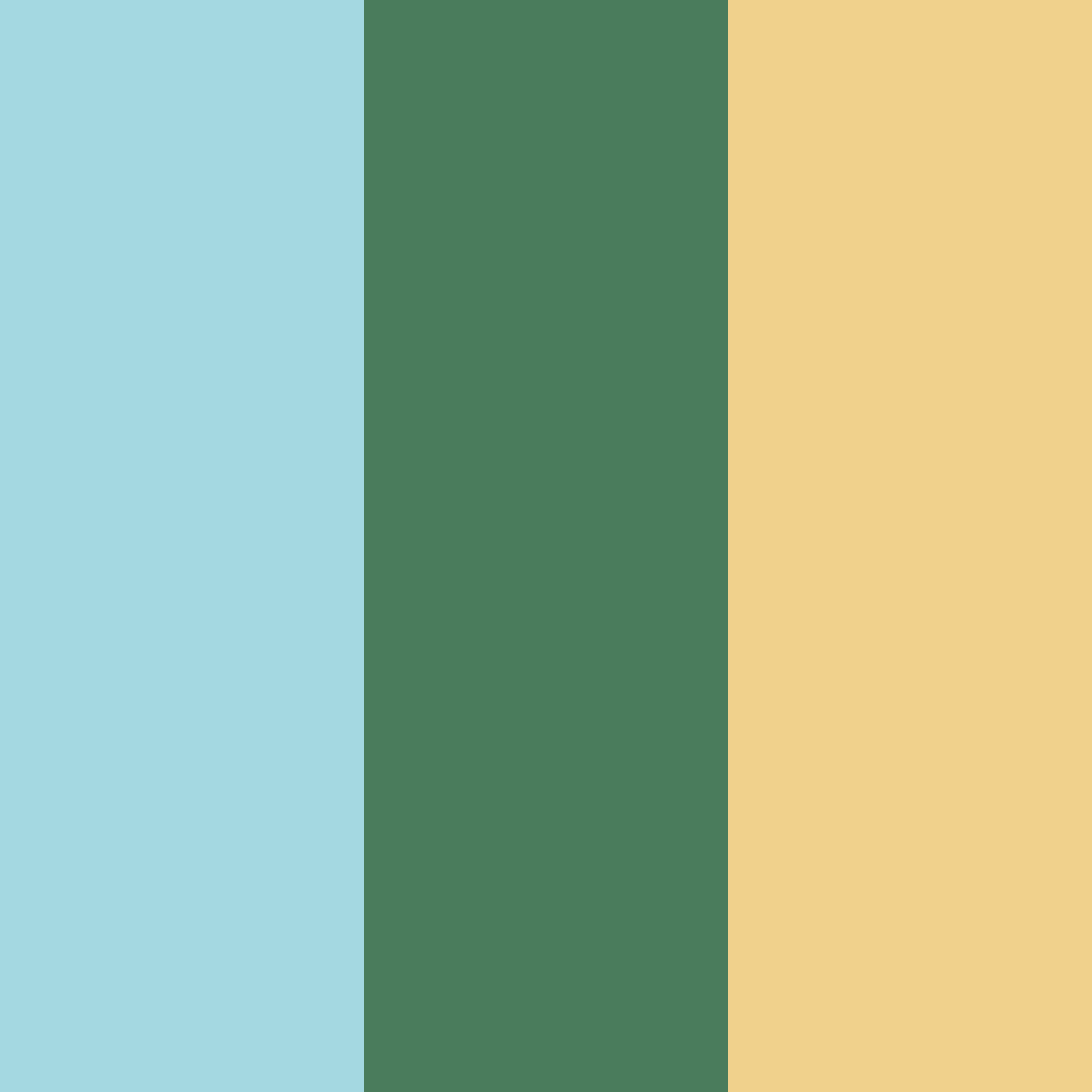 Download whispering sky and forest gold color palette PNG image (square)