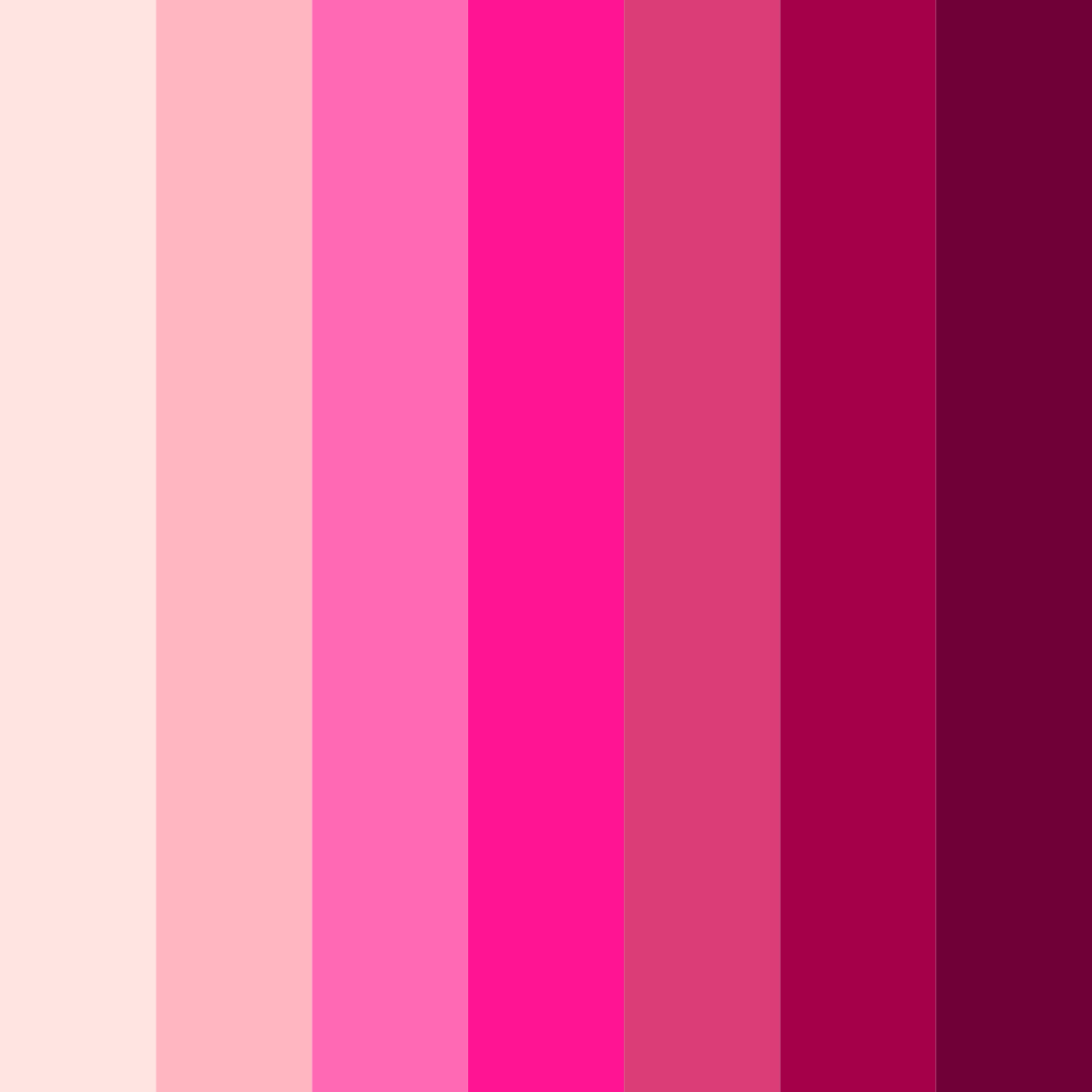 Download light pink delights color palette PNG image (square)