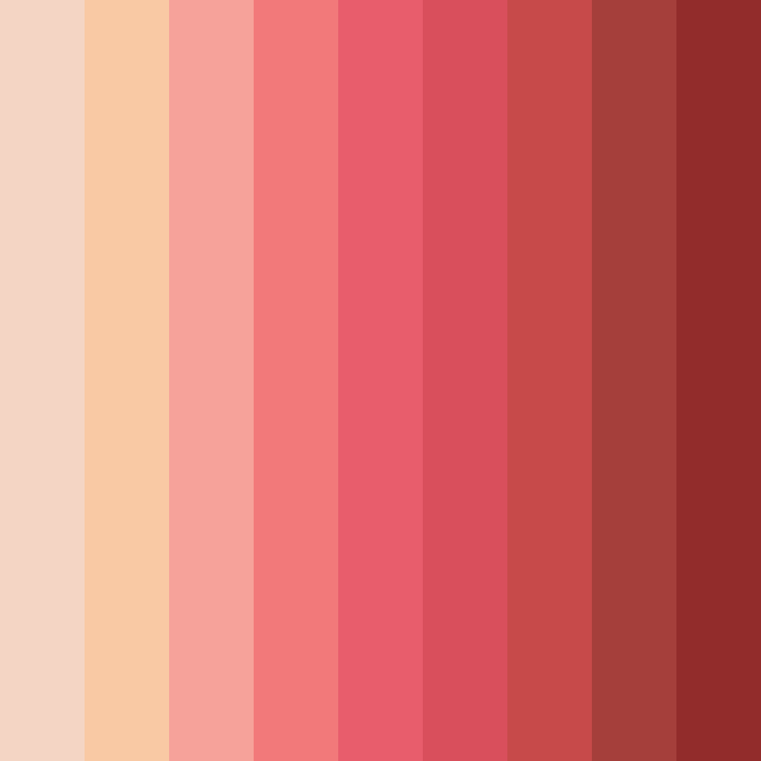 Download sakura sunset color palette PNG image (square)