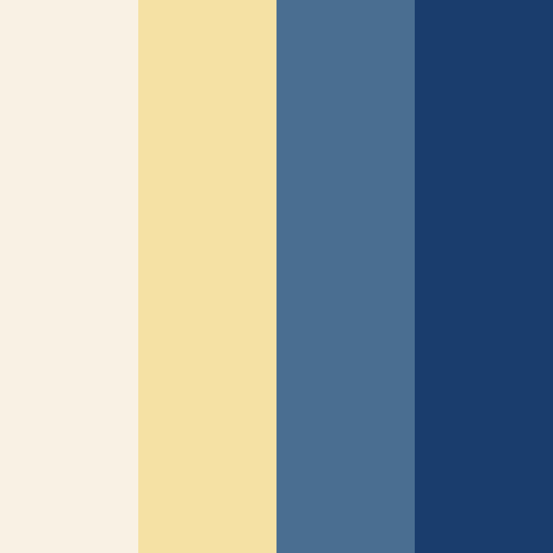 Download coastal serenity color palette PNG image (square)
