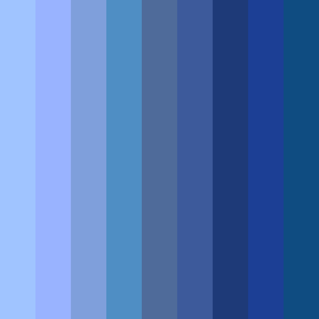 Download blue horizon color palette PNG image (square)