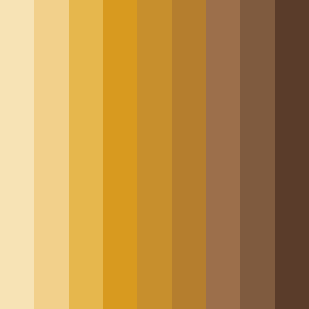 Download golden earth color palette PNG image (square)