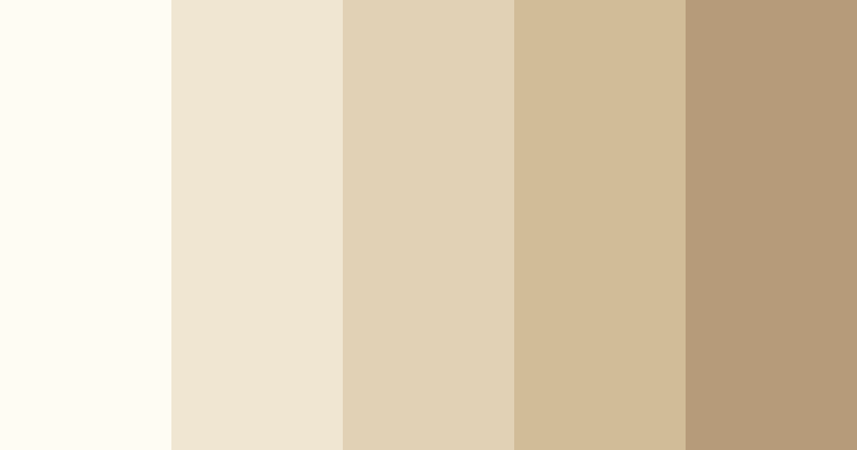 Download beige blossom color palette PNG image (landscape)