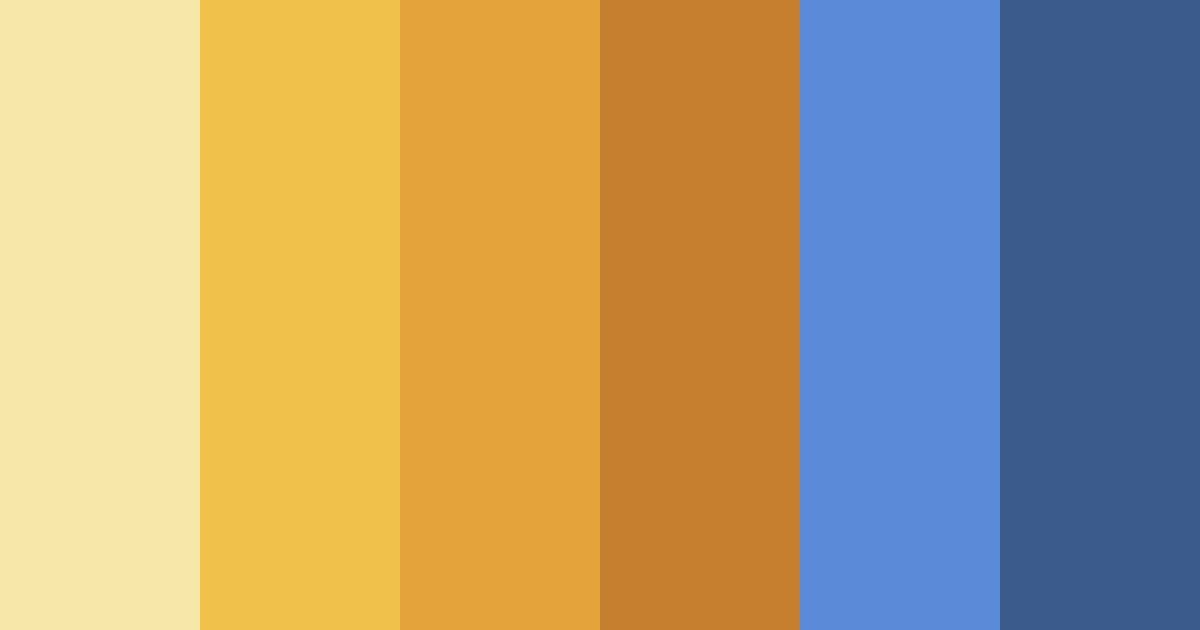 Download golden horizon color palette PNG image (landscape)