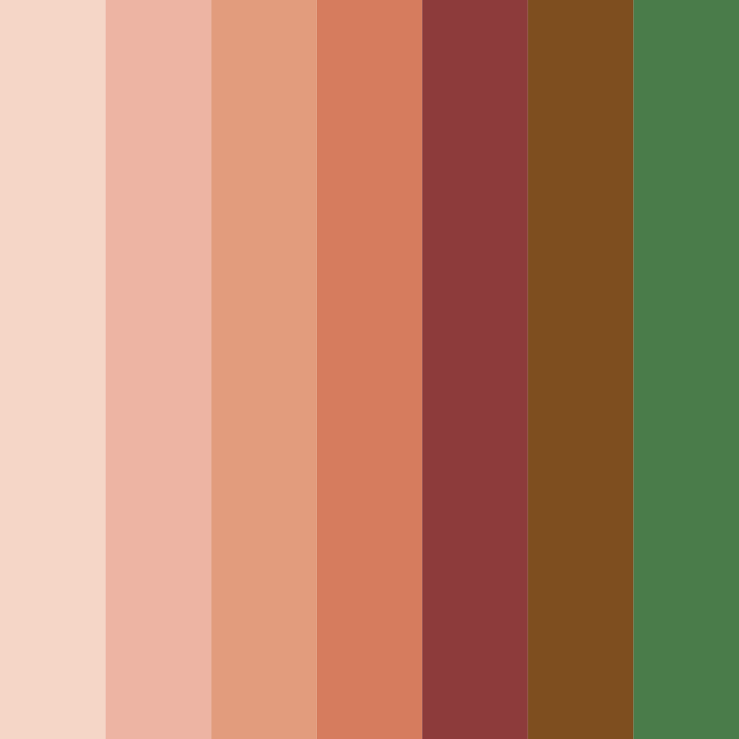 Download rustic burgundy color palette PNG image (square)