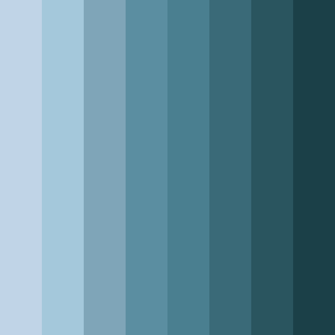 Download vintage blue grey color palette PNG image (square)