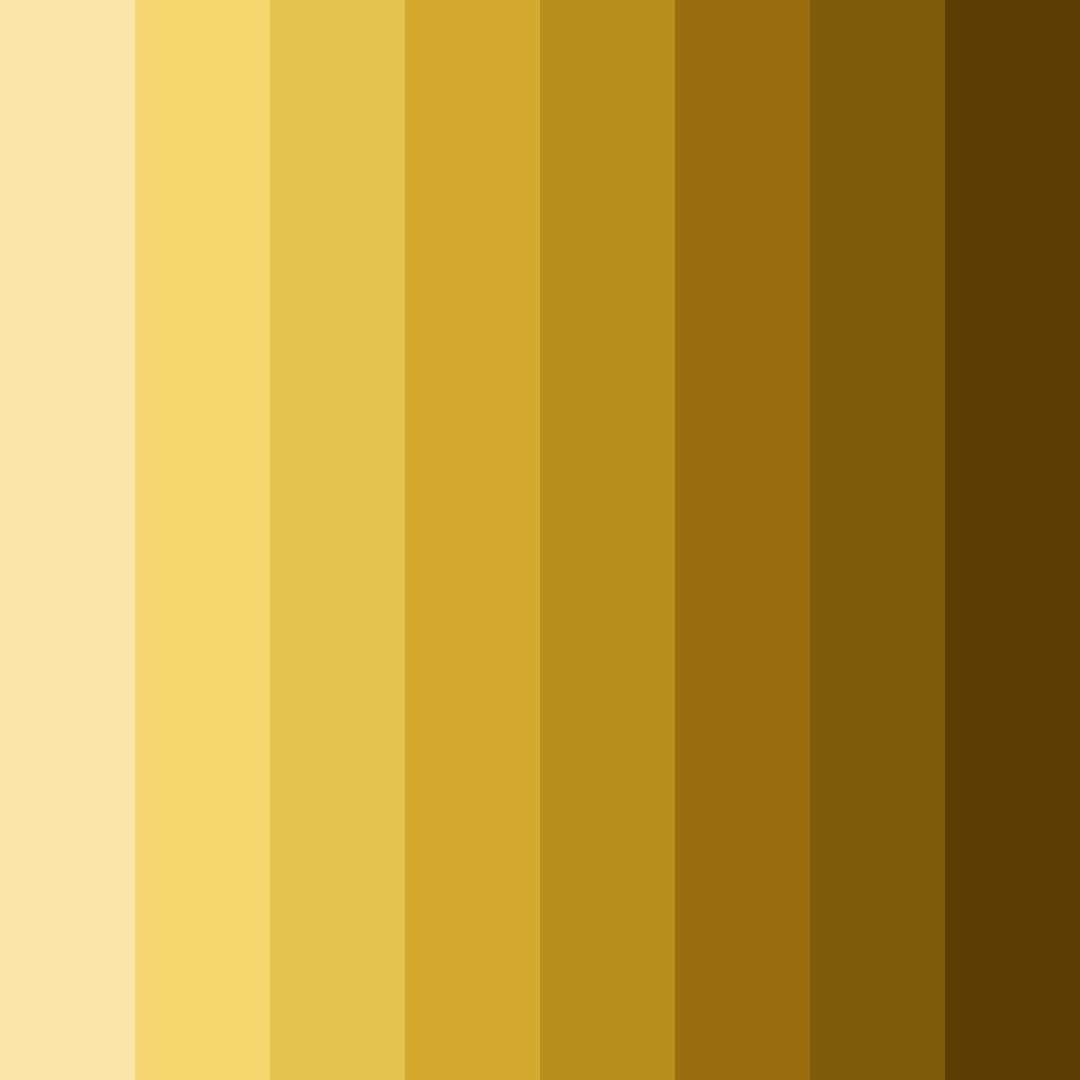 Download vintage yellow color palette PNG image (square)