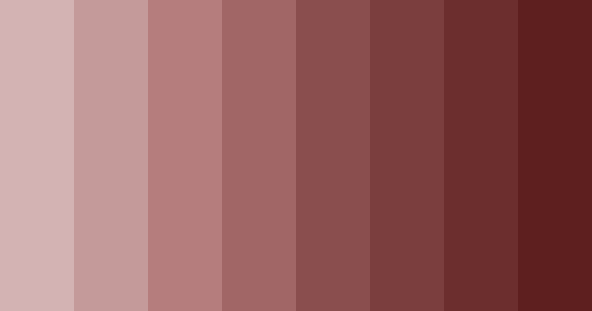 Download rustic rosewood color palette PNG image (landscape)