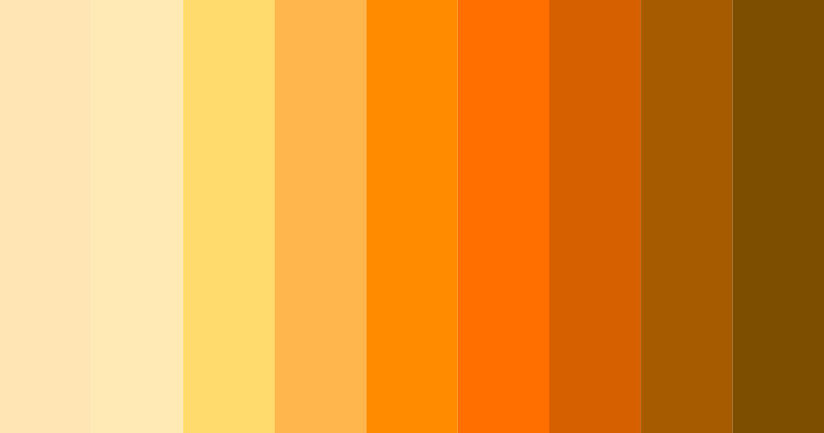 Download golden sunrise harmony color palette PNG image (landscape)