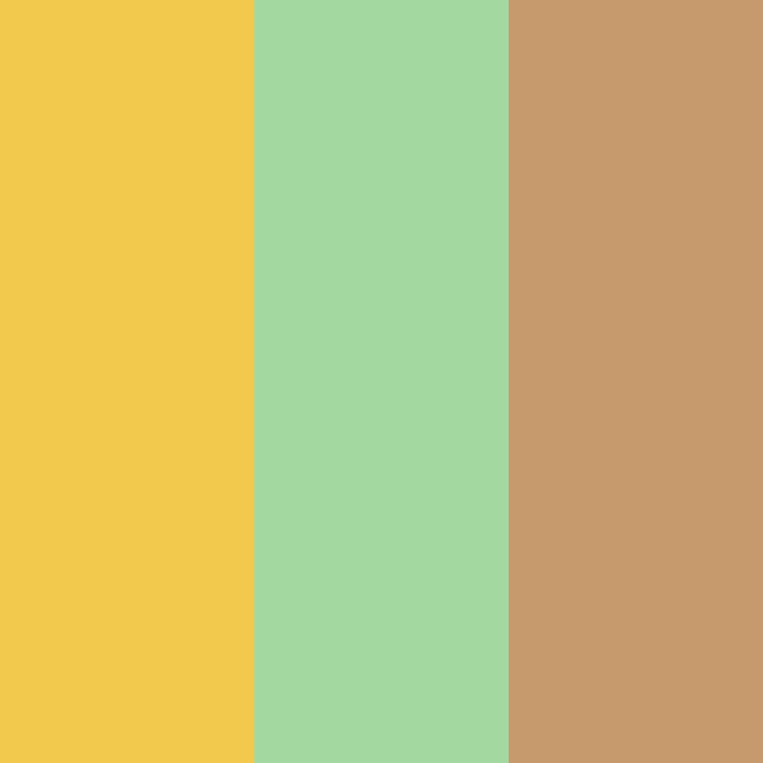 Download golden mint harmony color palette PNG image (square)