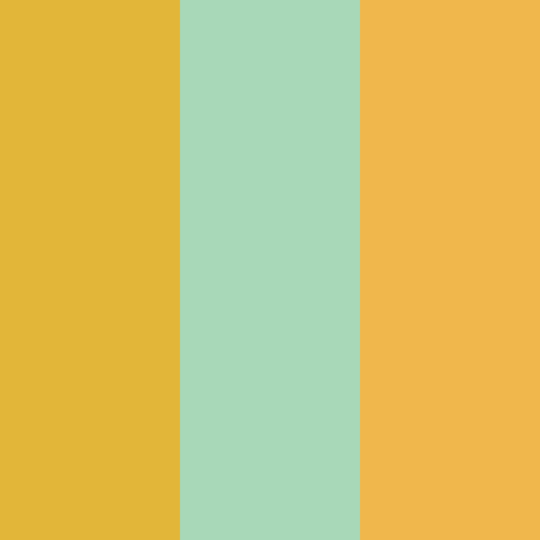 Download golden mint bliss color palette PNG image (square)