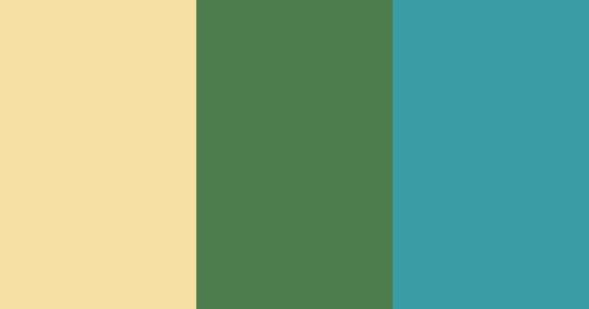 Download creamy greenery color palette PNG image (landscape)