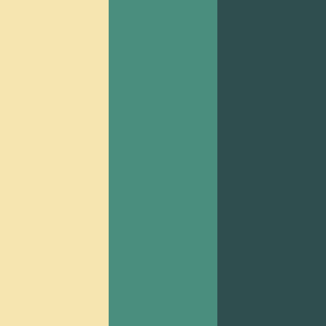 Download golden cream and verdant breeze color palette PNG image (square)