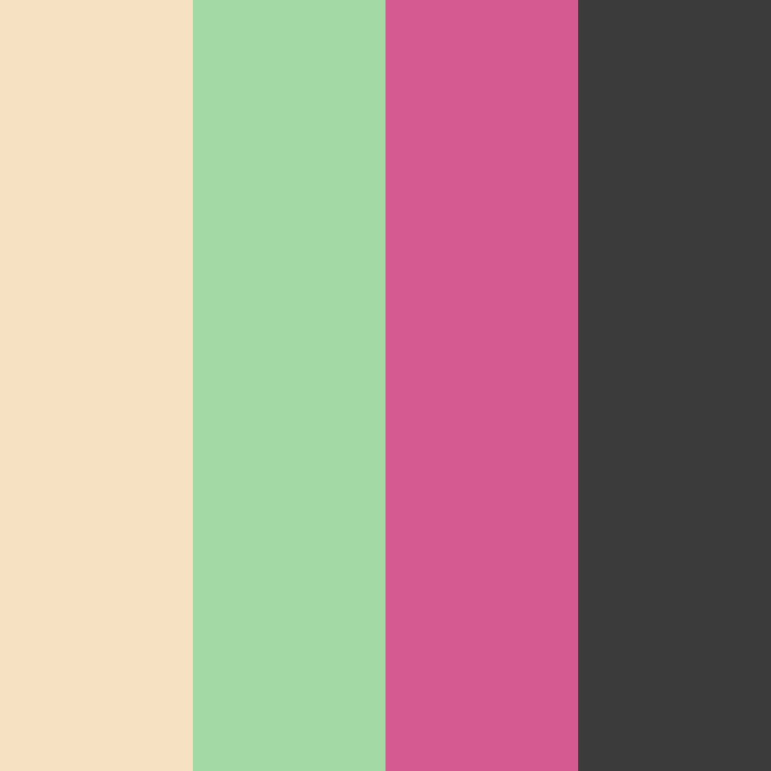 Download emerald dream color palette PNG image (square)