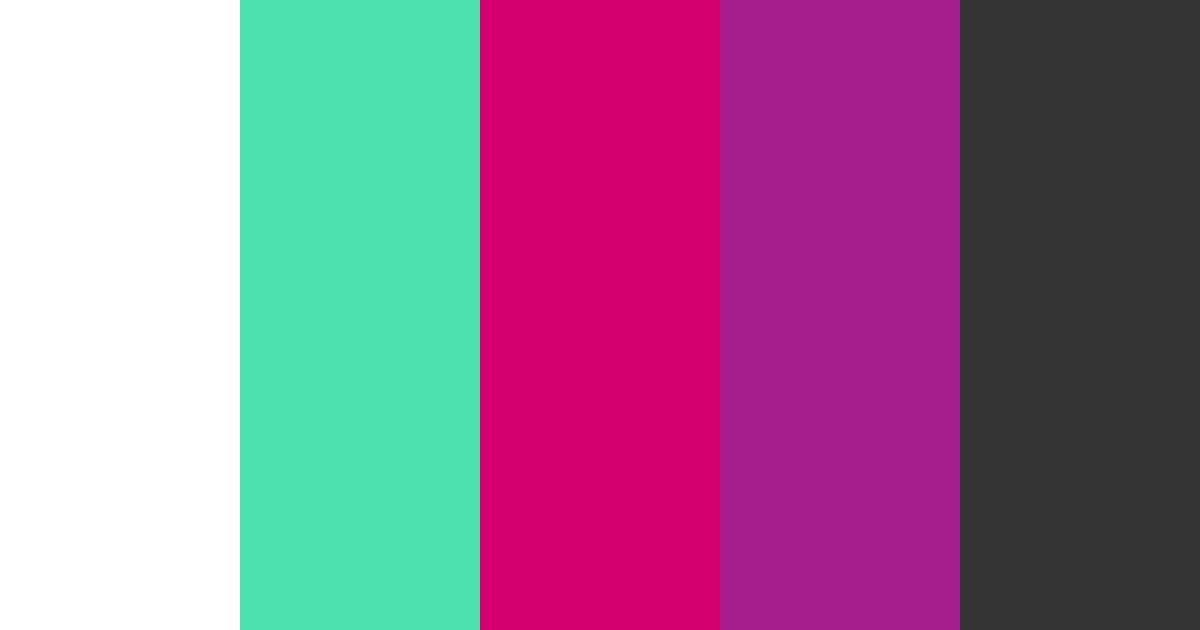 Download emerald magenta dream color palette PNG image (landscape)