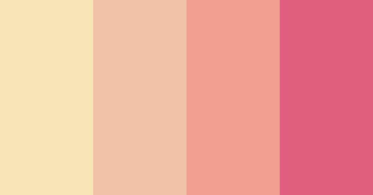 Download pink friendship color palette PNG image (landscape)