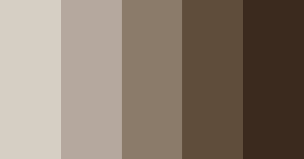 Download shades of brown grey color palette PNG image (landscape)