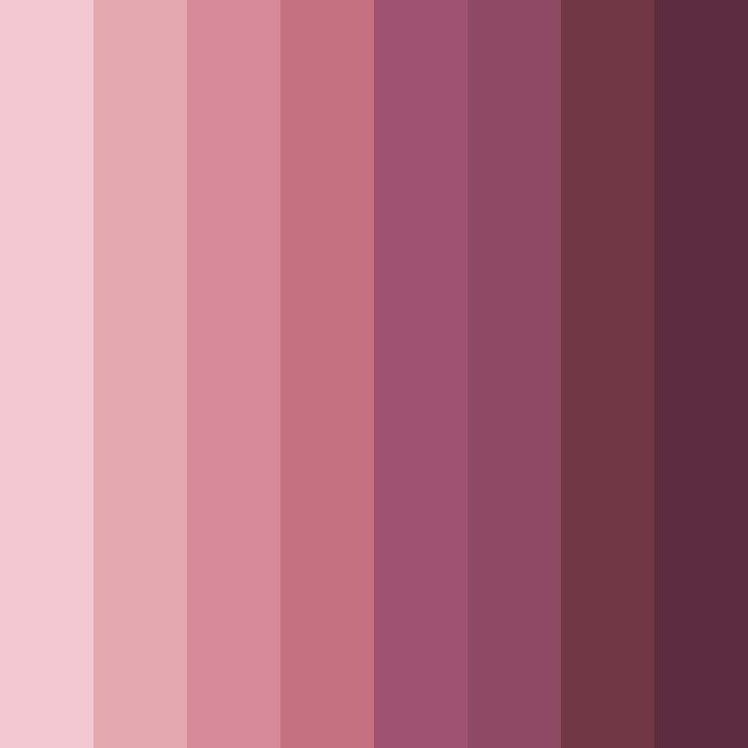 Download blushing shadows color palette PNG image (square)