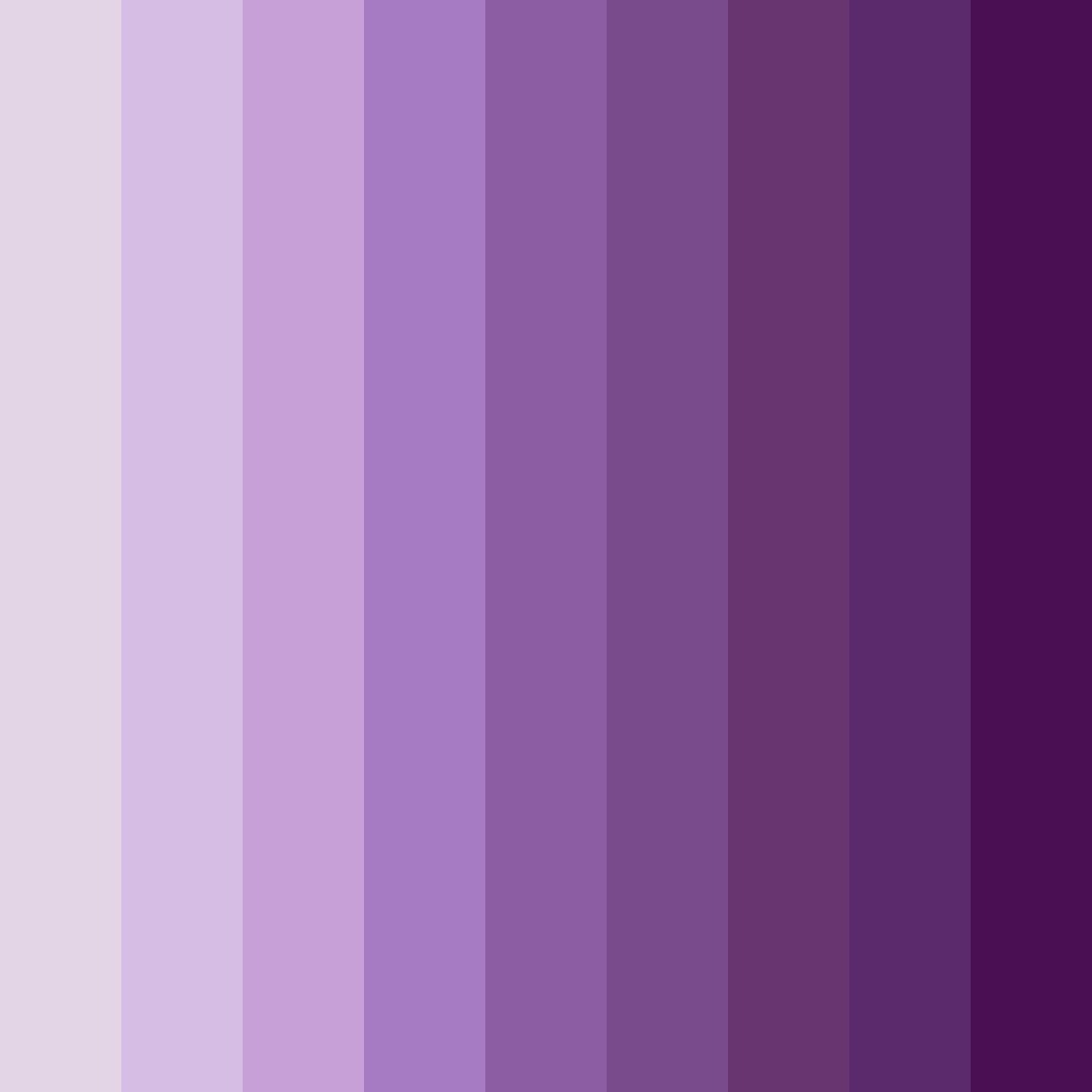 Download purple dreams color palette PNG image (square)