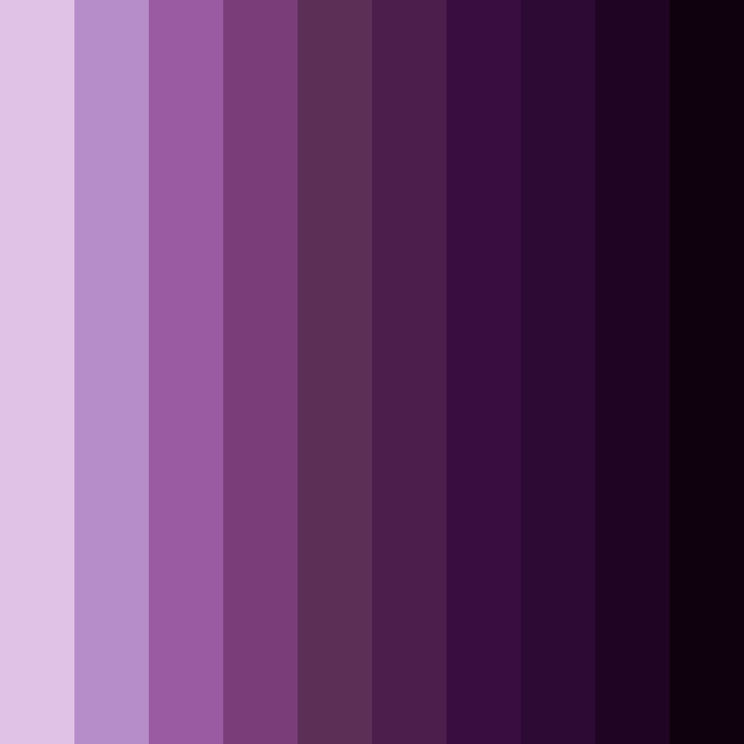 Download purple night color palette PNG image (square)