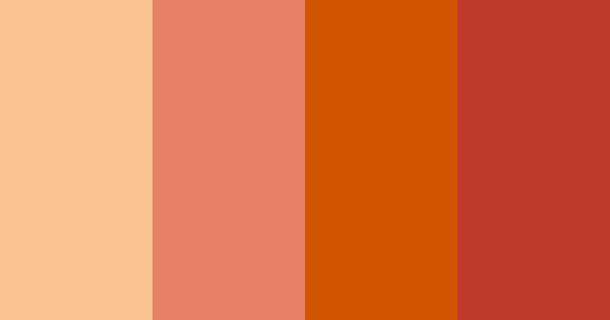 Download sunset serenade color palette PNG image (landscape)