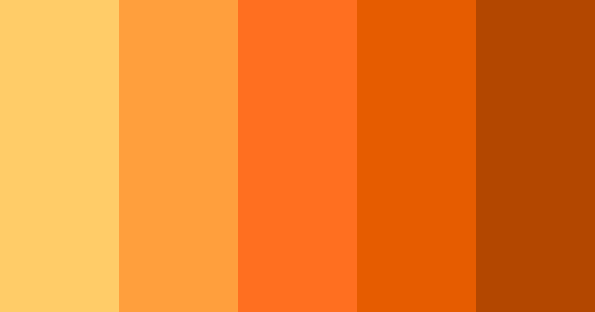 Download cosmic orange color palette PNG image (landscape)