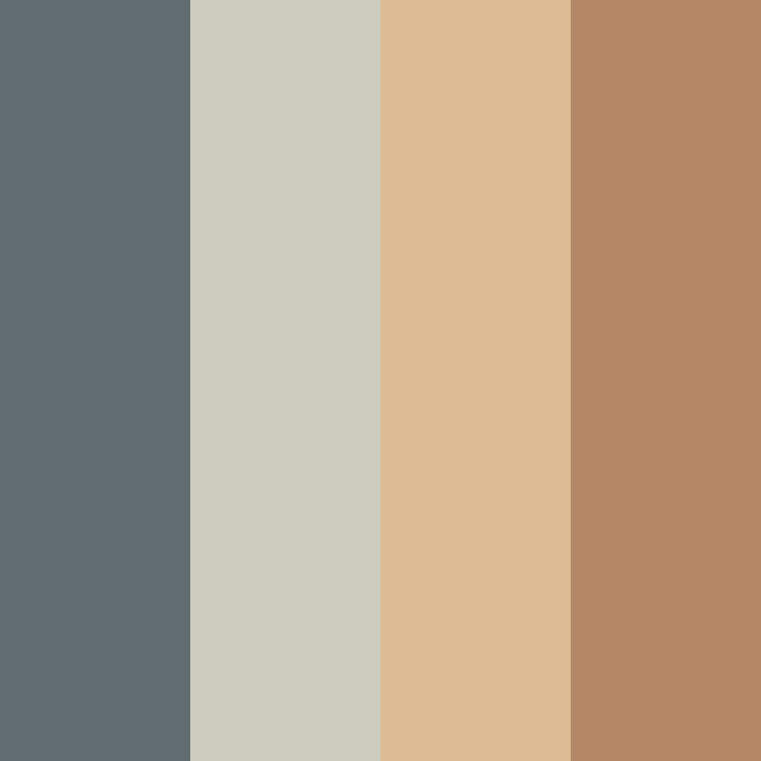 Download desert sunset color palette PNG image (square)