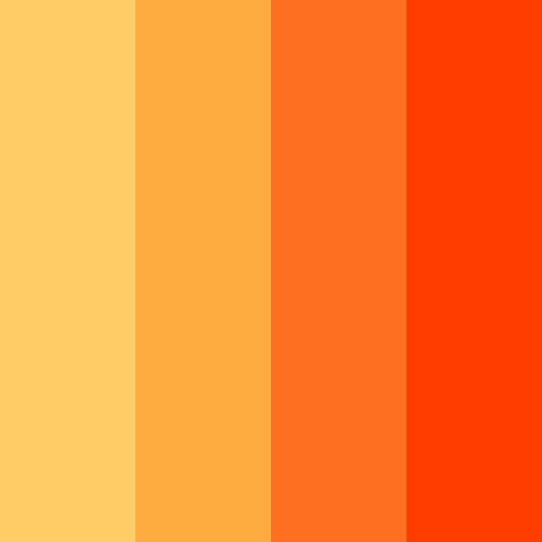 Download cosmic orange color palette PNG image (square)