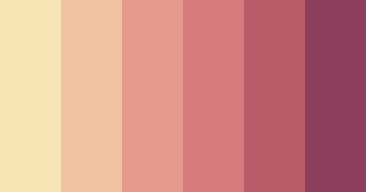 Download sunset petals color palette PNG image (landscape)