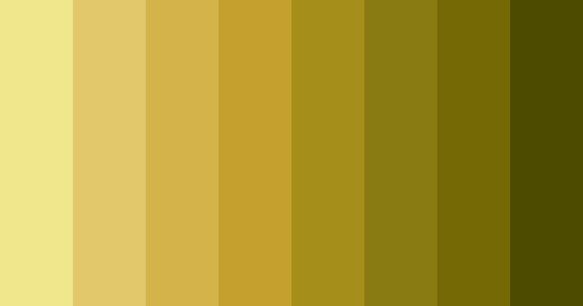 Download gold shades color palette PNG image (landscape)