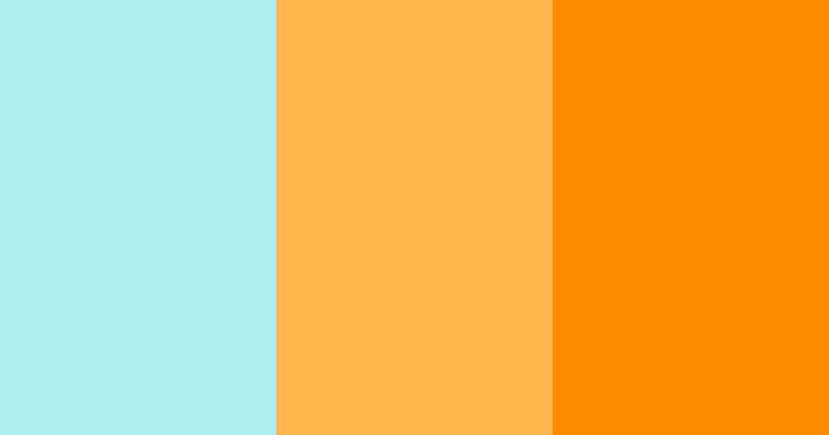 Download turquoise sunset color palette PNG image (landscape)