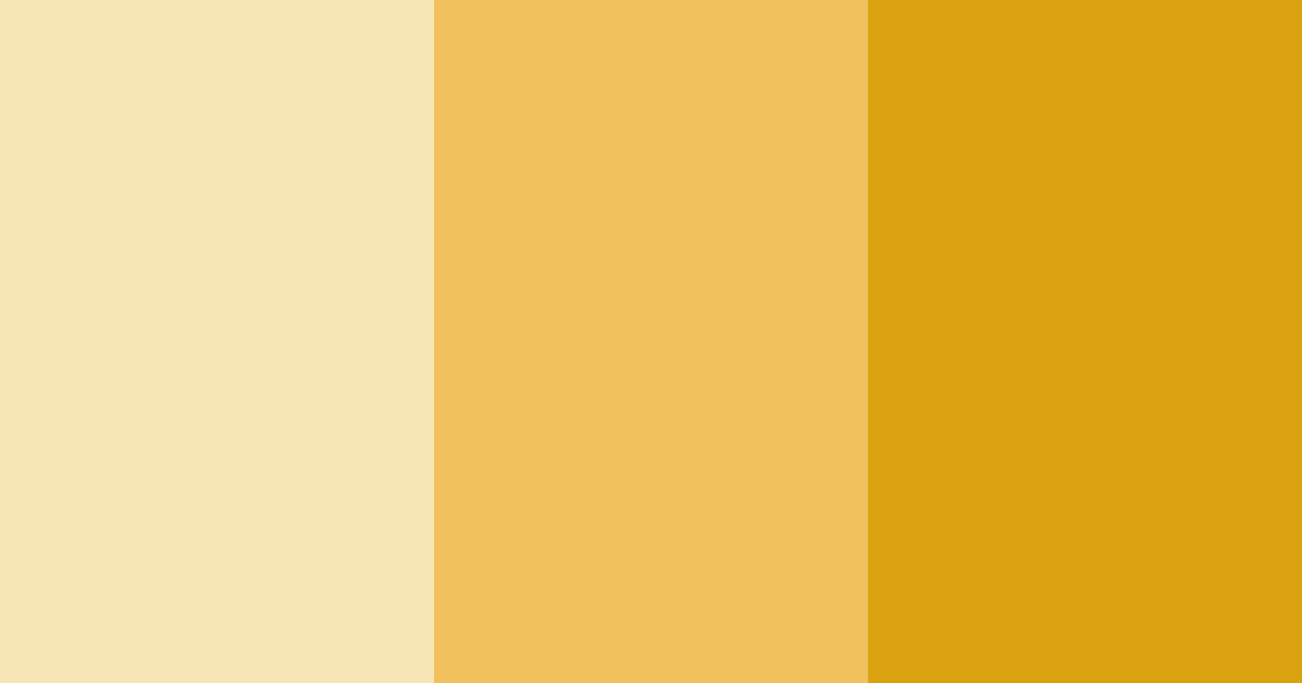 Download golden dawn color palette PNG image (landscape)