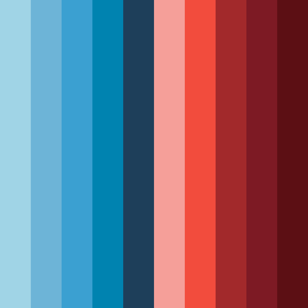 Download blood blue color palette PNG image (square)