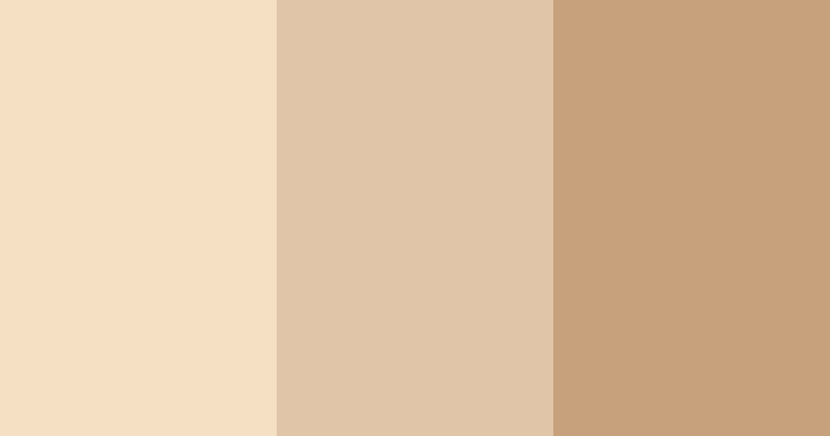 Download beige bliss color palette PNG image (landscape)