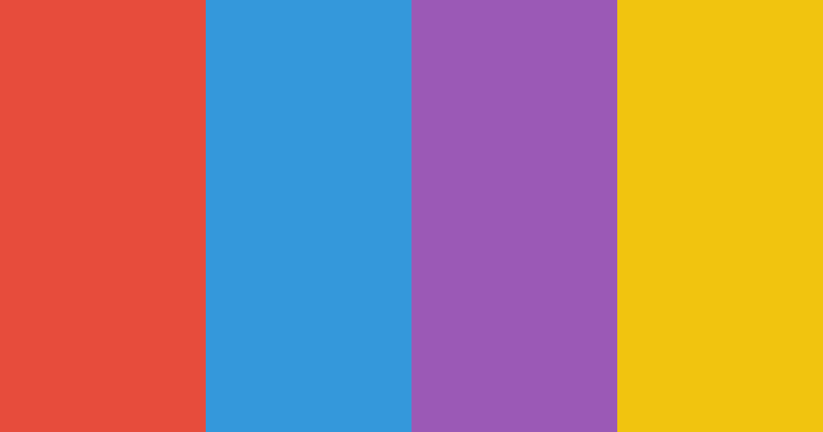 Download vibrant primary mix color palette PNG image (landscape)