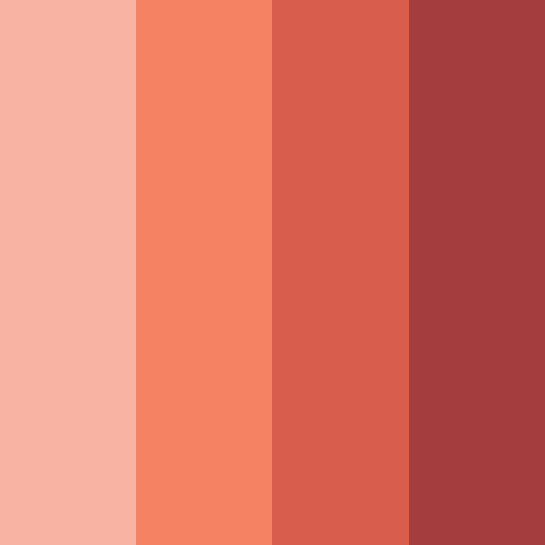 Download blushing ember color palette PNG image (square)
