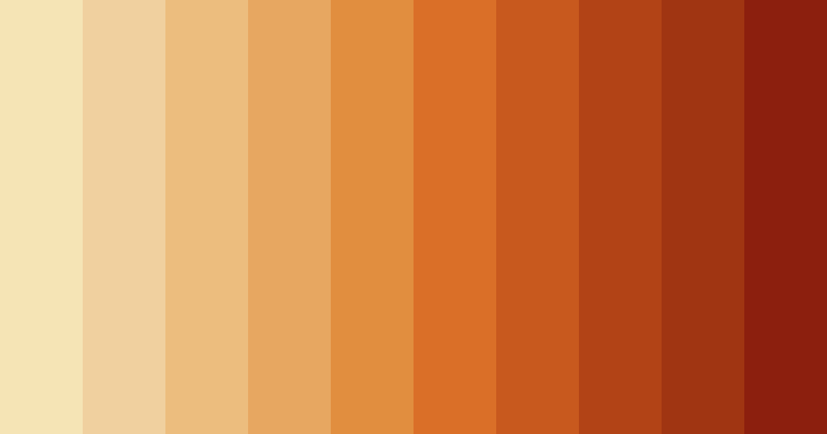 Download citrus sunrise color palette PNG image (landscape)