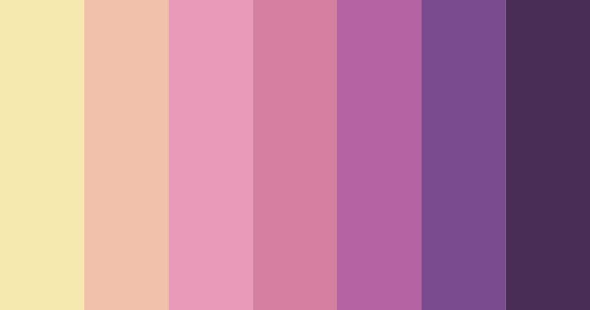 Download whimsical twilight color palette PNG image (landscape)