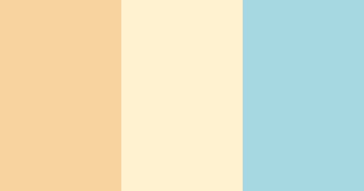 Download peachy aqua color palette PNG image (landscape)