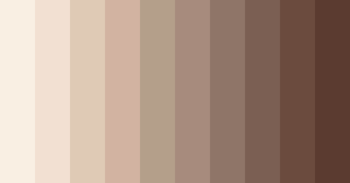 Download pearl cream color palette PNG image (landscape)