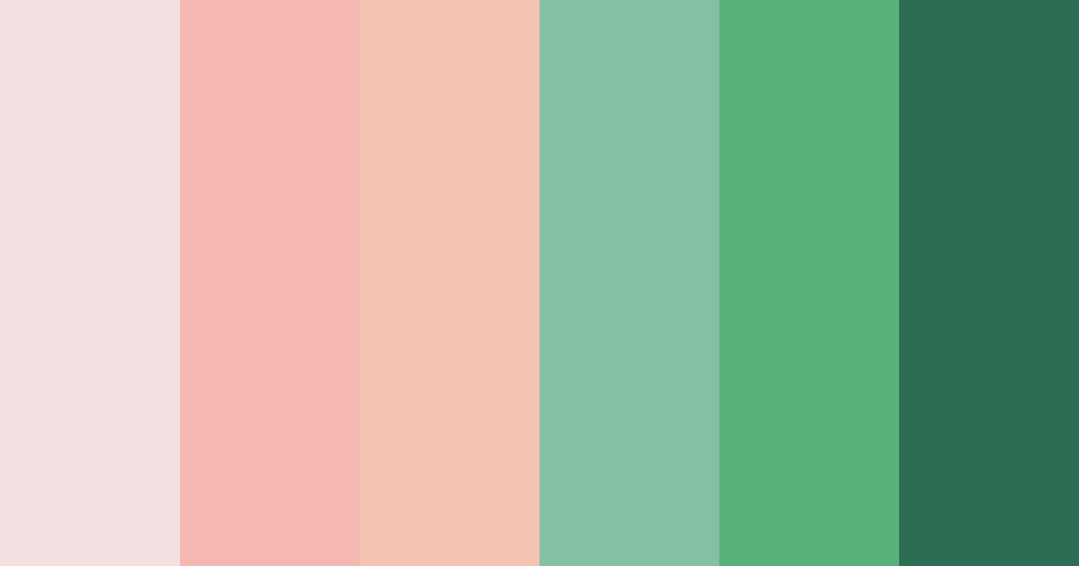 Download blooming harmony color palette PNG image (landscape)