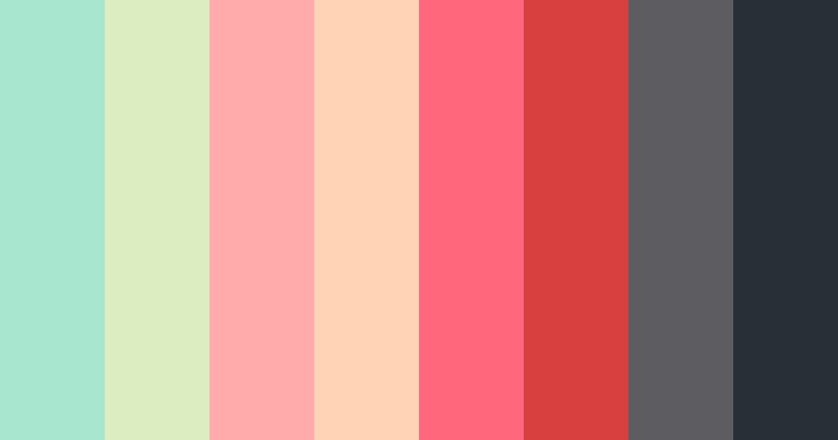 Download blossom haven color palette PNG image (landscape)