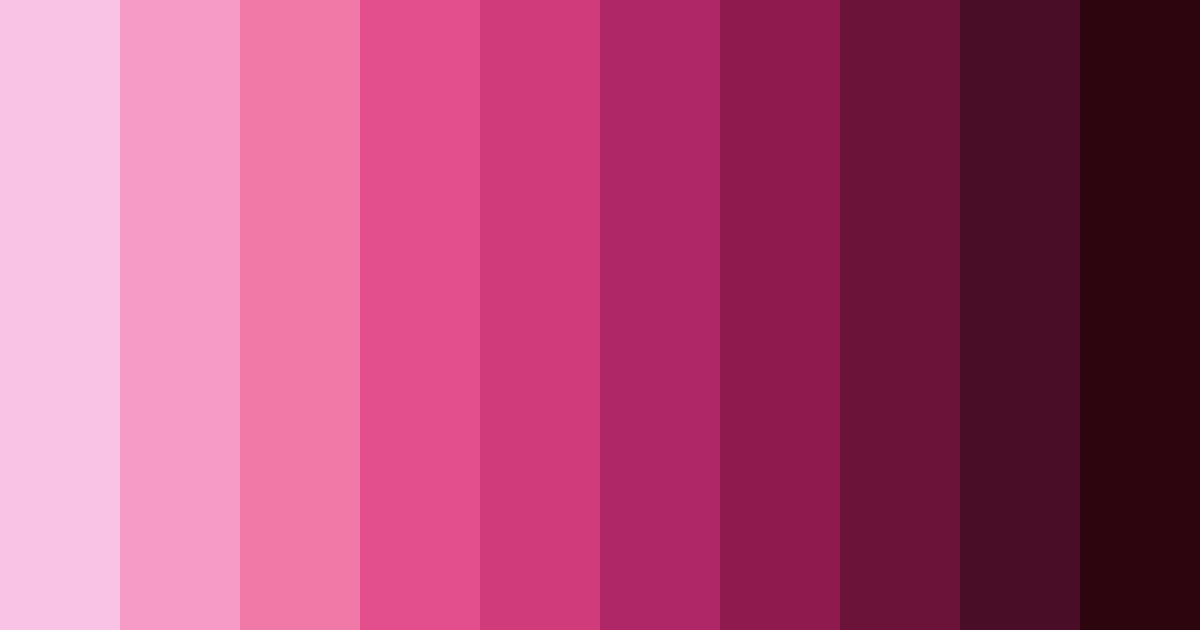 Download pink velvet dreams color palette PNG image (landscape)